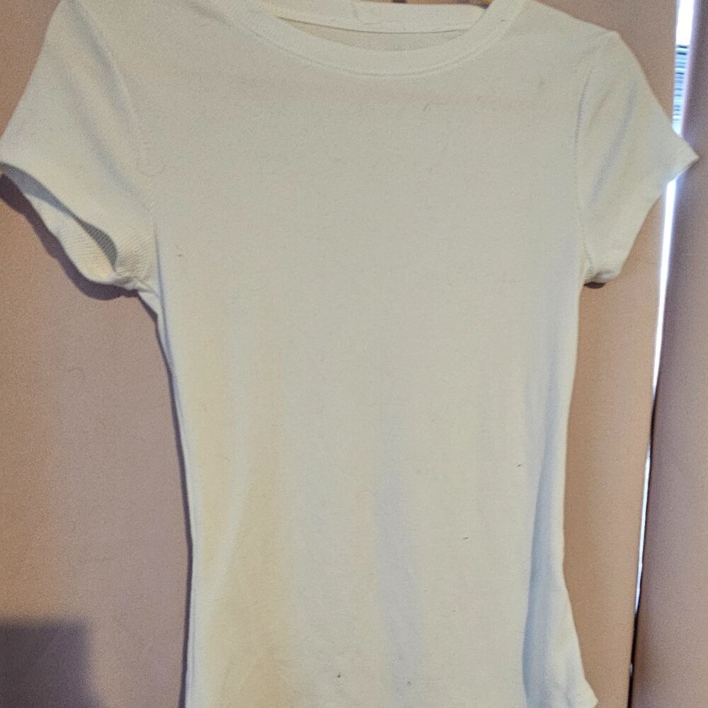 Short sleeve white shirt